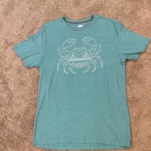 Old Navy Soft-Washed Crab 🦀 Graphic T Shirt Men’s Size Medium